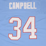 Vintage NFL Houston Oilers Campbell #8 Mitchell & Ness Throwback Jersey 1978 1984 Size 54 Made In USA