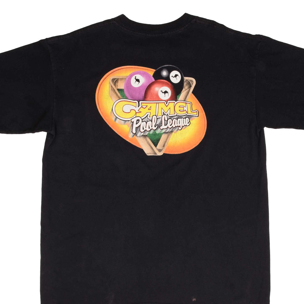 Vintage Camel Pool League 1990S Pocket Tee Shirt Size XL Made In USA