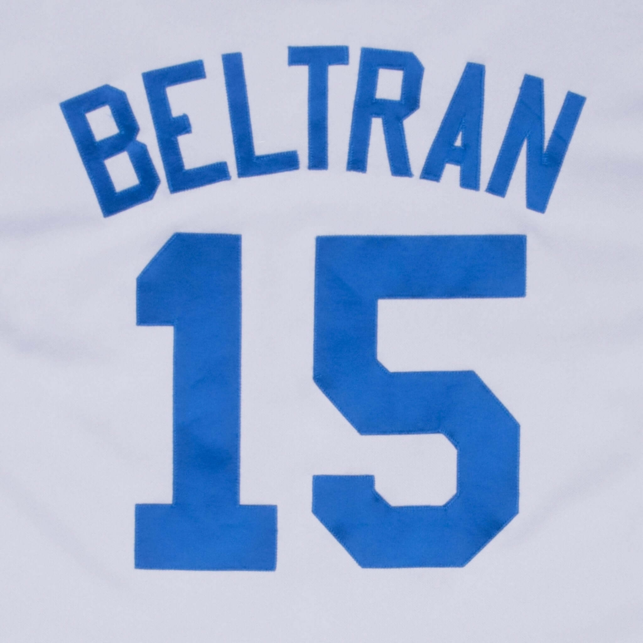Vintage Mlb New York Mets Beltran #15 Majestic Jersey 2000S Medium Made In Usa