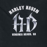 Vintage Harley Davidson Eagle Virginia Beach 2004 Tee Shirt Size 2XL