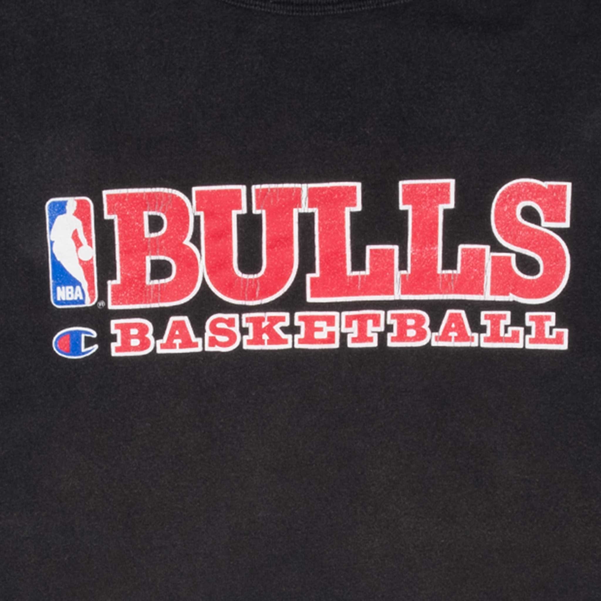Vintage Nba Chicago Bulls Champion Tee Shirt 1990S Size 2XL


