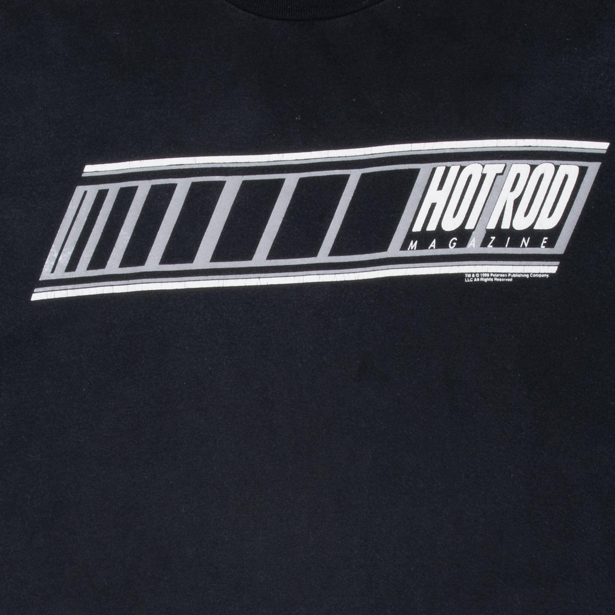 Vintage Hot Rod Magazine Brute Force 1999 Tee Shirt Size 2XL Made In Usa