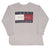 Vintage Tommy Hilfiger Spellout 1990S Grey Sweatshirt Size Medium Made In USA