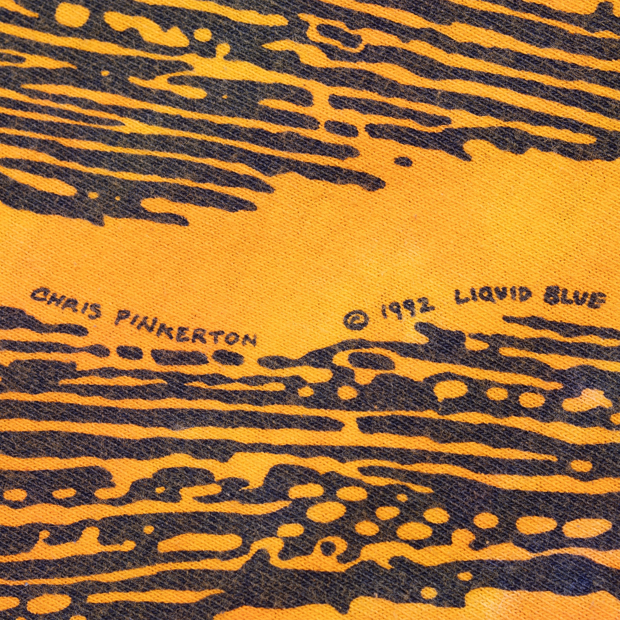 Vintage Sun And Moon Pinkerton Tie Dye Liquid Blue 1992 Tee Shirt Size Large