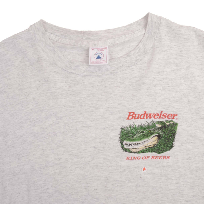 VINTAGE BUDWEISER ALLIGATOR TEE SHIRT 1996 SIZE XL MADE IN USA