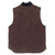 Vintage Carhartt Brown Quilt Lined Vest Jacket V02Dkb 2004 Size Medium Made In USA