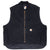 Vintage Carhartt Quilt Lined Black Vest Jacket V01Blk 2012 Size 3Xl