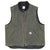 Vintage Carhartt Quilt Lined Green Vest Jacket 2004 V01Dgr Size 2Xl Tall Made In USA