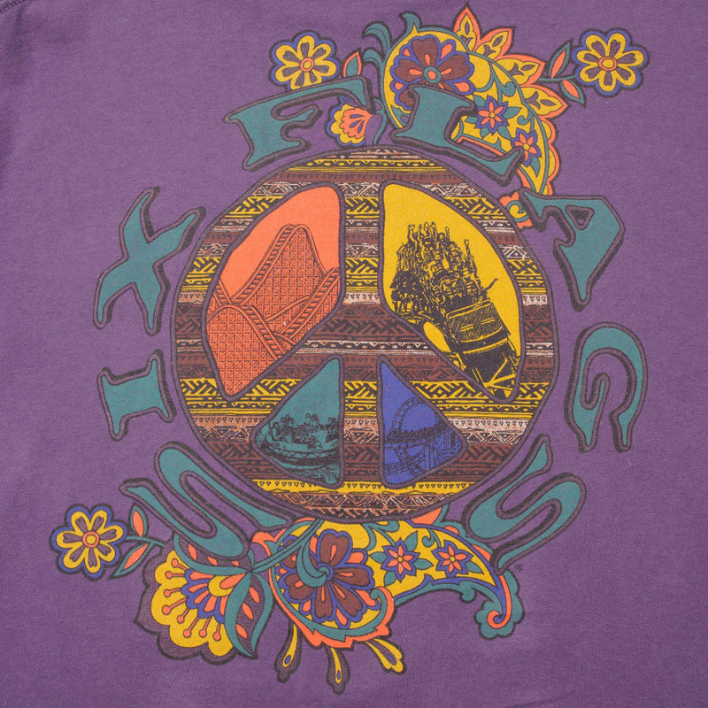 VINTAGE SIX FLAGS TEE SHIRT SIZE SMALL MADE IN USA