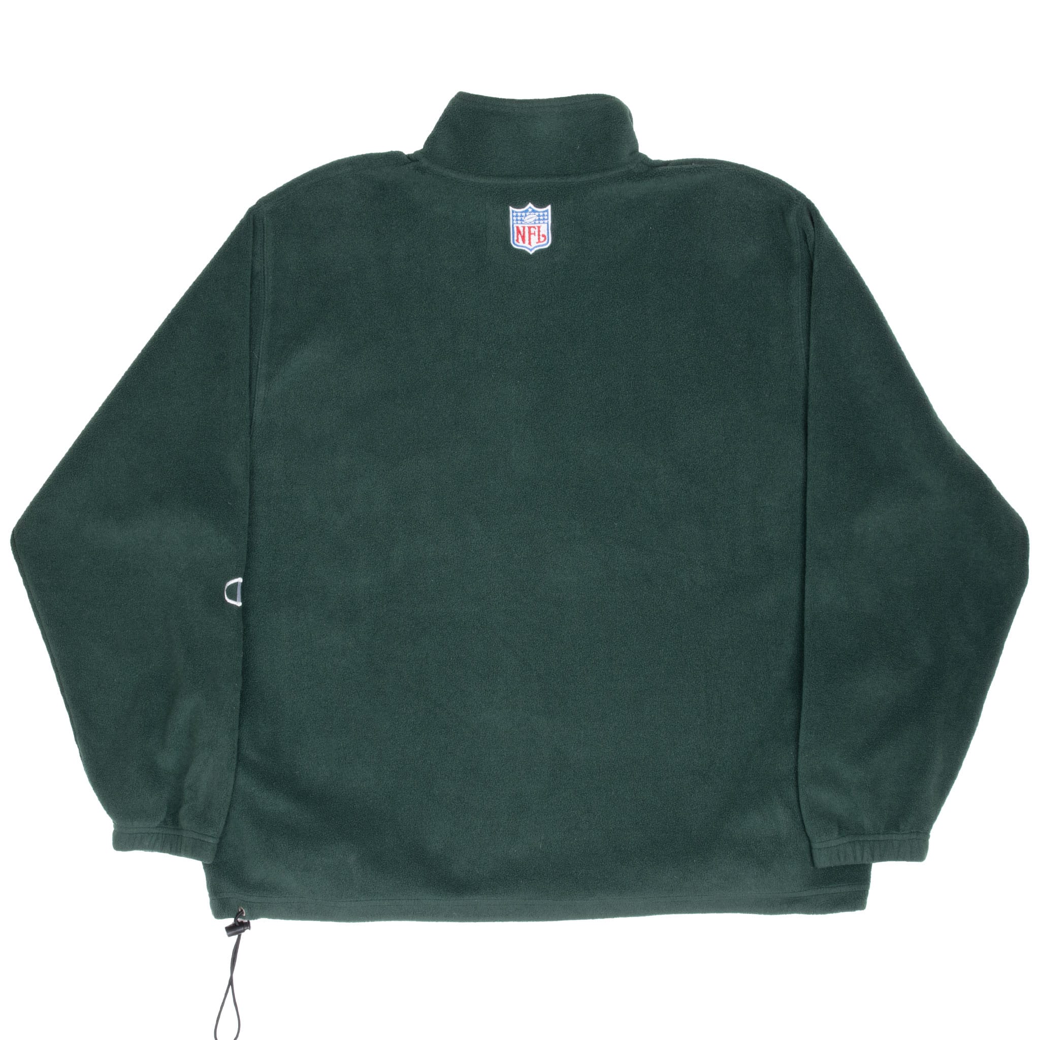 Vintage Nfl Green Bay Packers Quarter Zip Champion Fleece Jacket Size Large 1990S