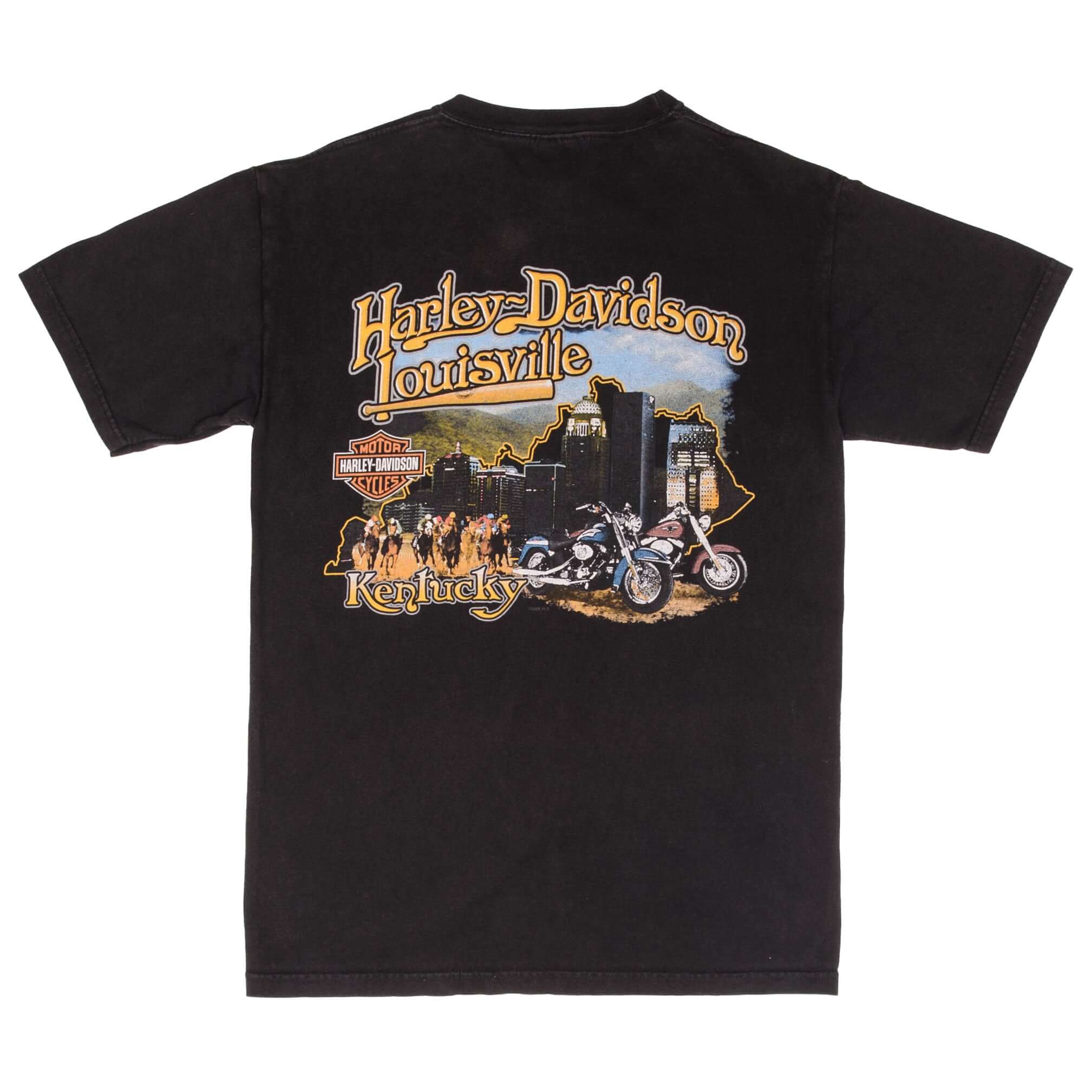 Vintage Harley Davidson Louisville Kentucky Tee Shirt 2006 Size Medium Made In USA