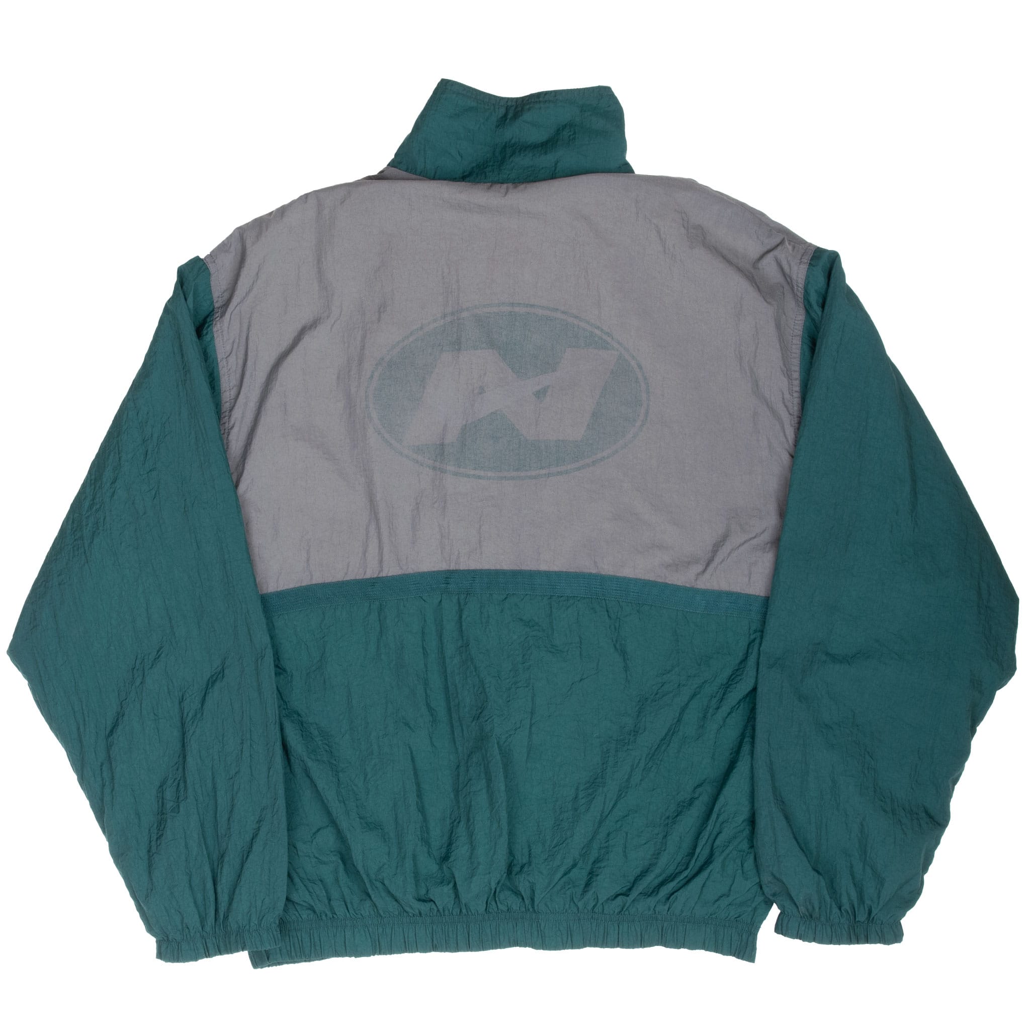 VINTAGE NIKE GREEN WINDBREAKER JACKET 1990S MEDIUM