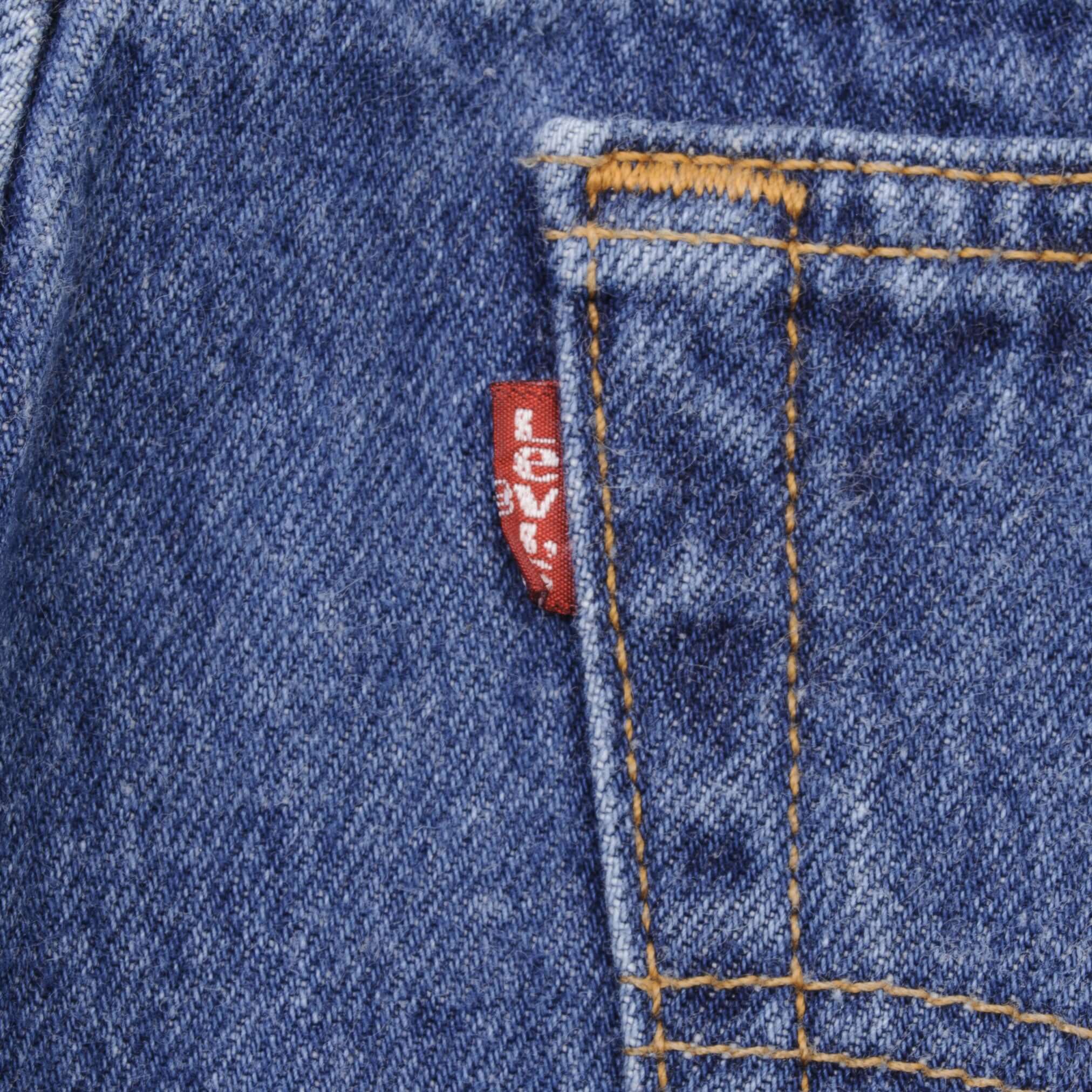 Beautiful Indigo Levis 501 Jeans 1990s Made in USA with Medium Wash  Size on tag 34X31 Actual Size 34X31