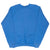 Vintage Fruit Of The Loom Blank Blue Crewneck Sweatshirt 1990 Large Deadstock Made In USA