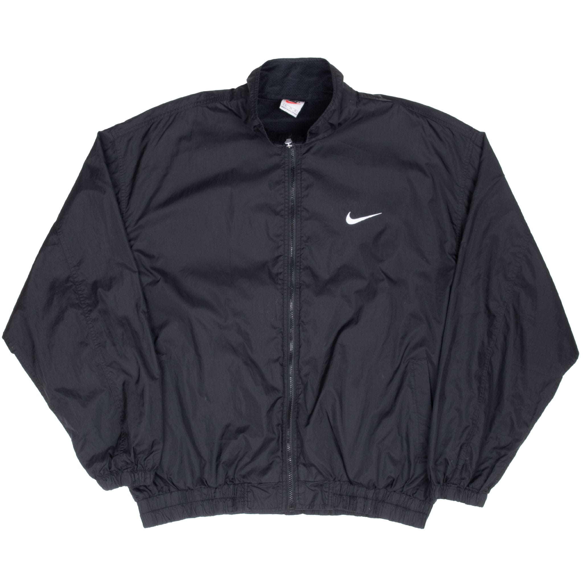 Vintage Nike Black Pullover Windbreaker Jacket 1990S Size XL