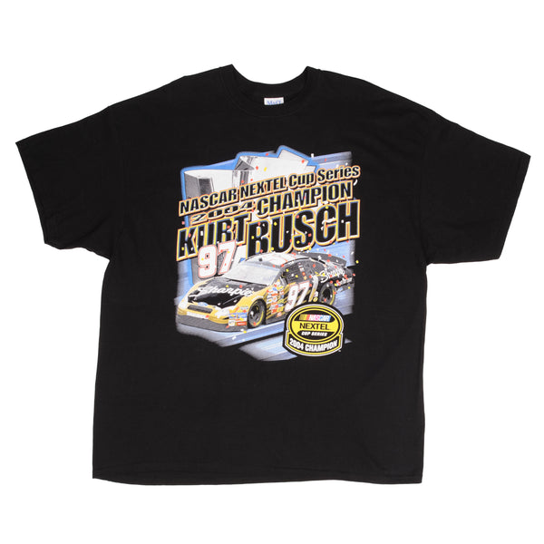 Vintage Nascar Kurt Bush Nextel Cup Series Champion 2004 Tee Shirt Size 3XL