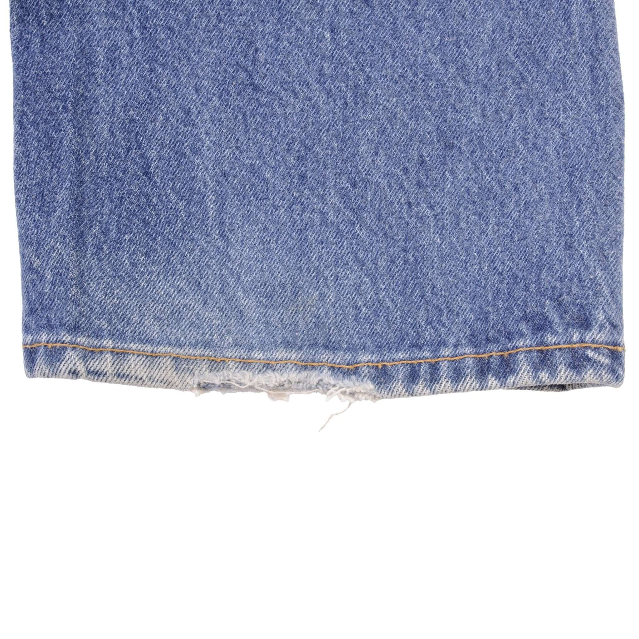 Beautiful Indigo Levis 501 Jeans 1980s Made in USA with Medium Wash  Size on tag 36X30 Actual Size 35X30 Back Button #522