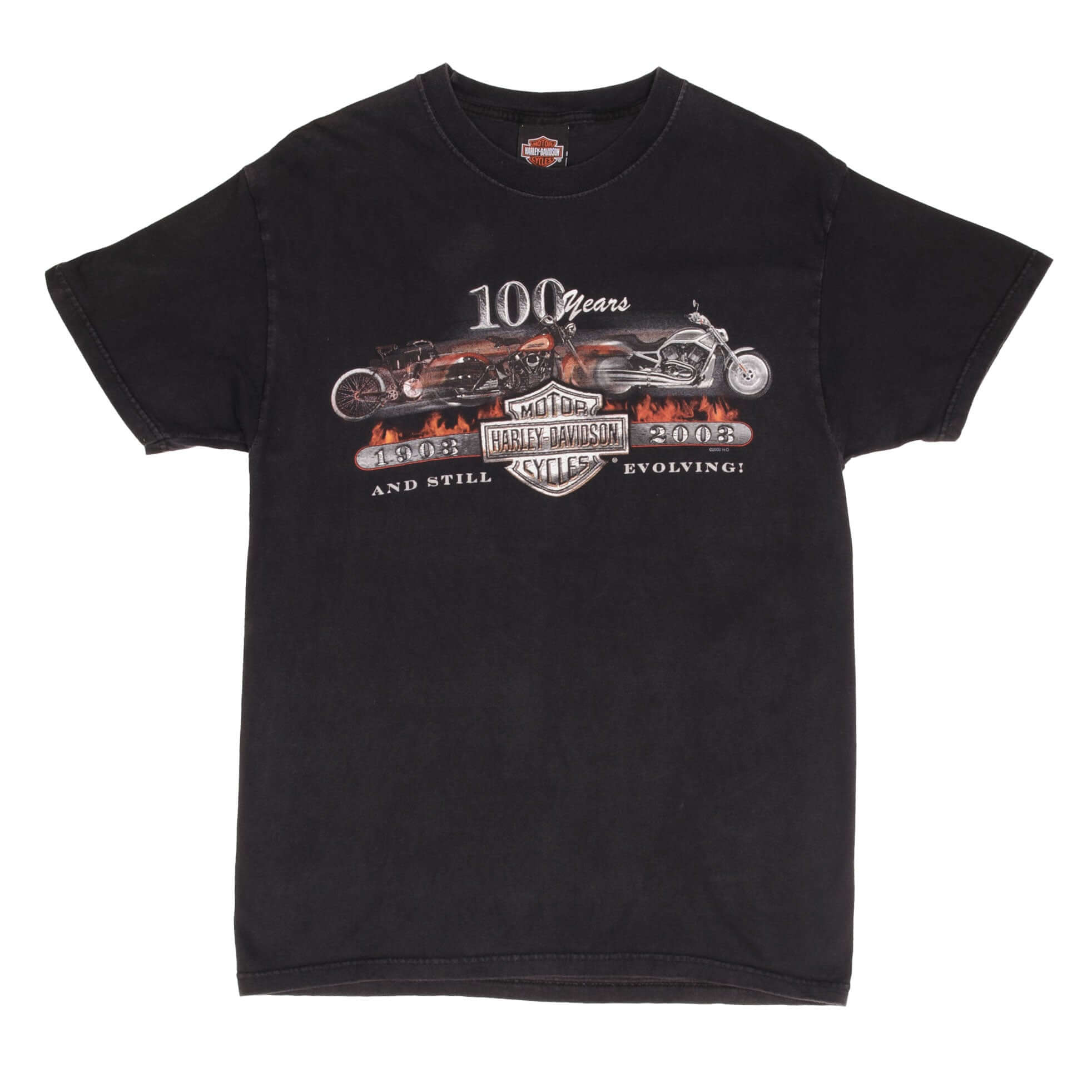 Vintage Harley Davidson 100 Years Las Vegas Tee Shirt 2003 Size Medium Made In USA