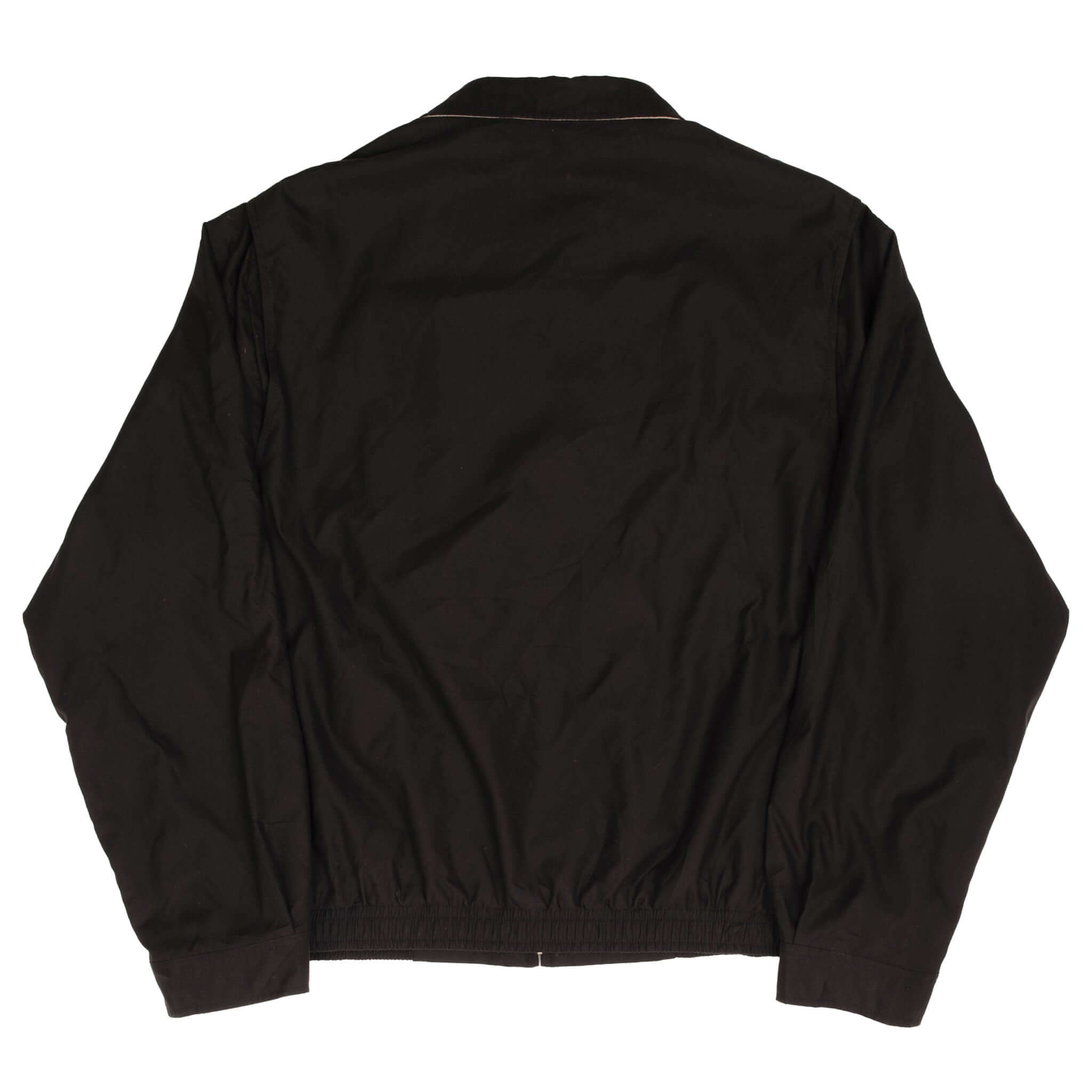 VINTAGE POLO RALPH LAUREN BLACK HARRINGTON GOLF JACKET 1990S