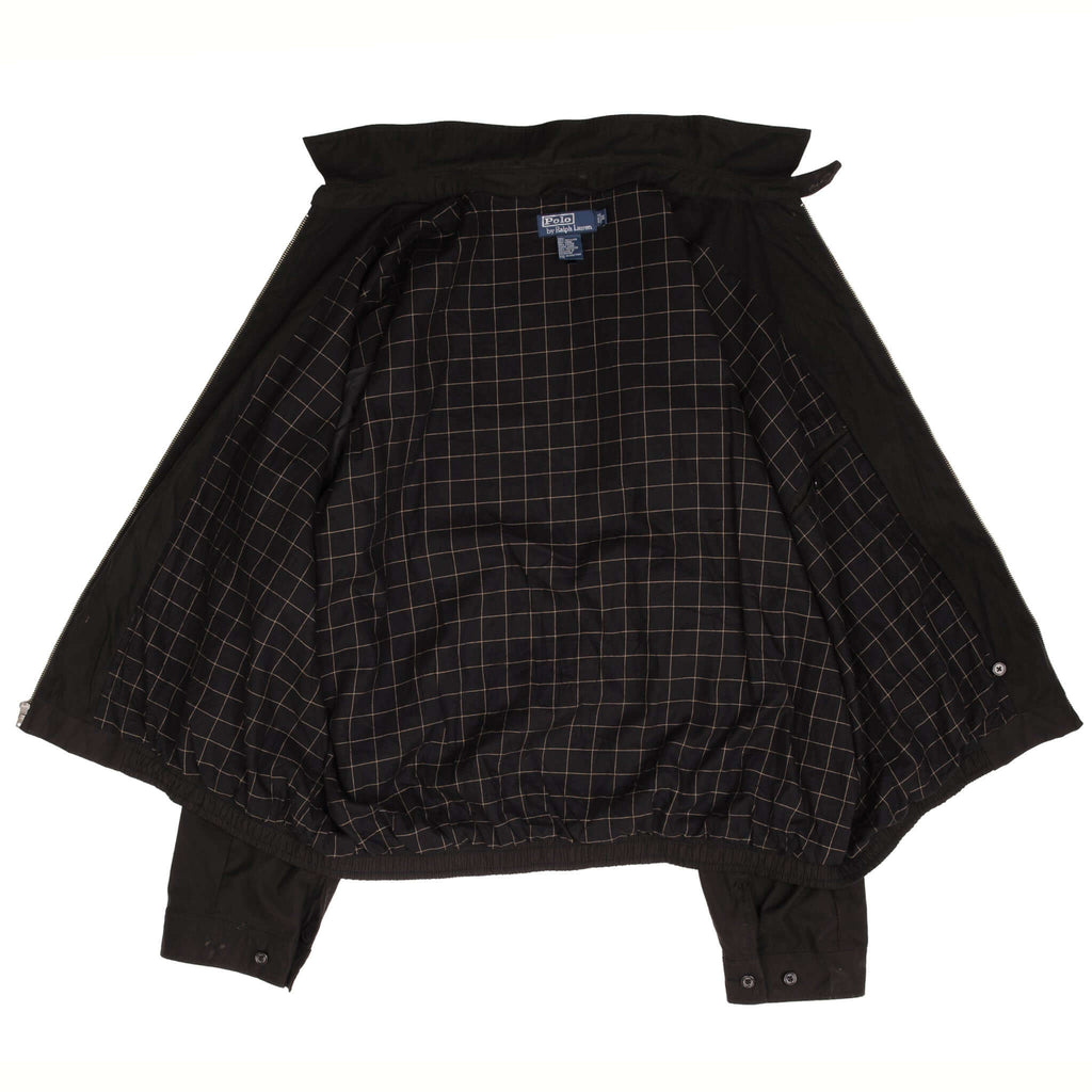 Vintage 80s Polo Ralph Lauren Harrington Golf Black Jacket