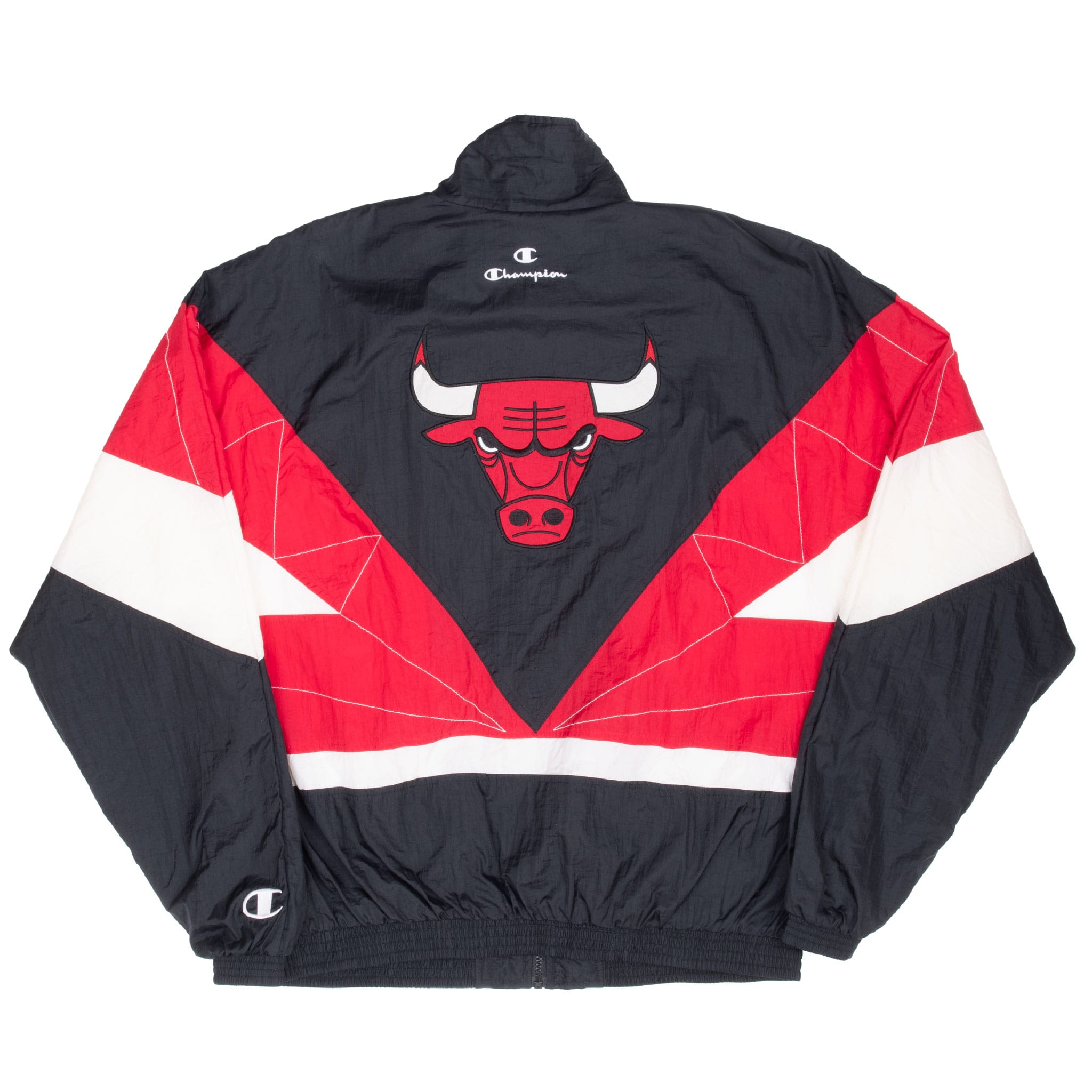 Vintage Nba Chicago Bulls Champion Windbreaker Jacket 1990S Size Large