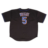 Vintage Mlb New York Mets David Wright #5 Deadstock Majestic Jersey 2000S Size 4XL