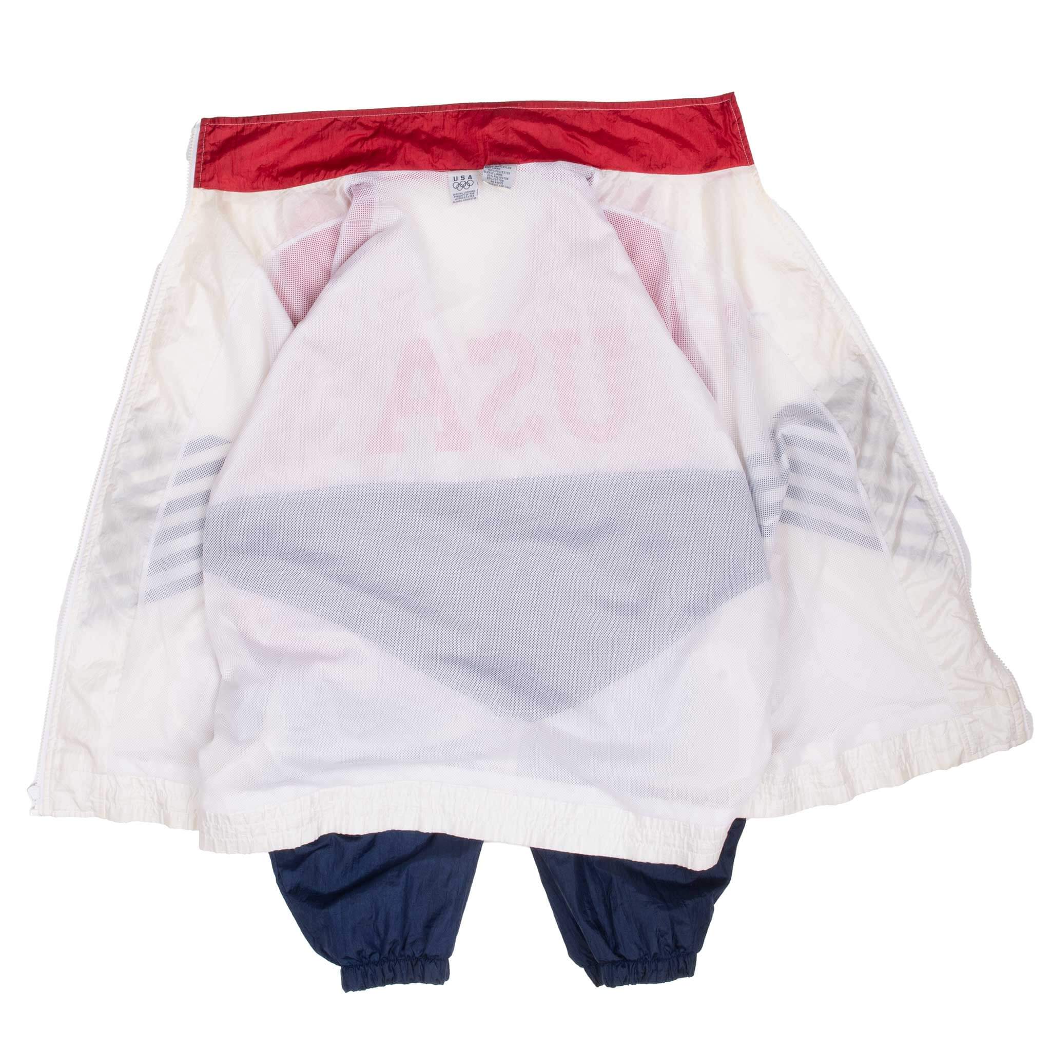 Vintage Team Us Olympic Game 1990S Windbreaker Jacket Size Large