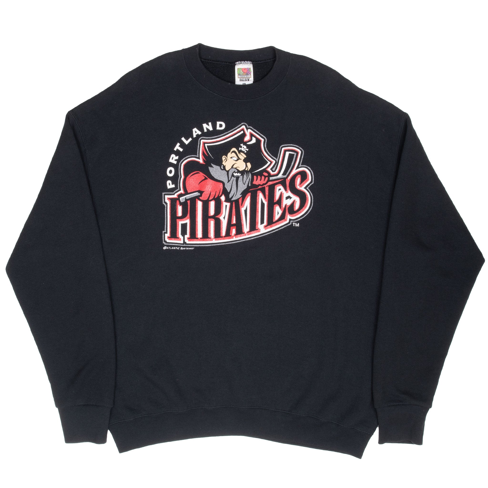 Vintage Ahl American Hockey League Portland Pirates Sweatshirt 1990S Size XL