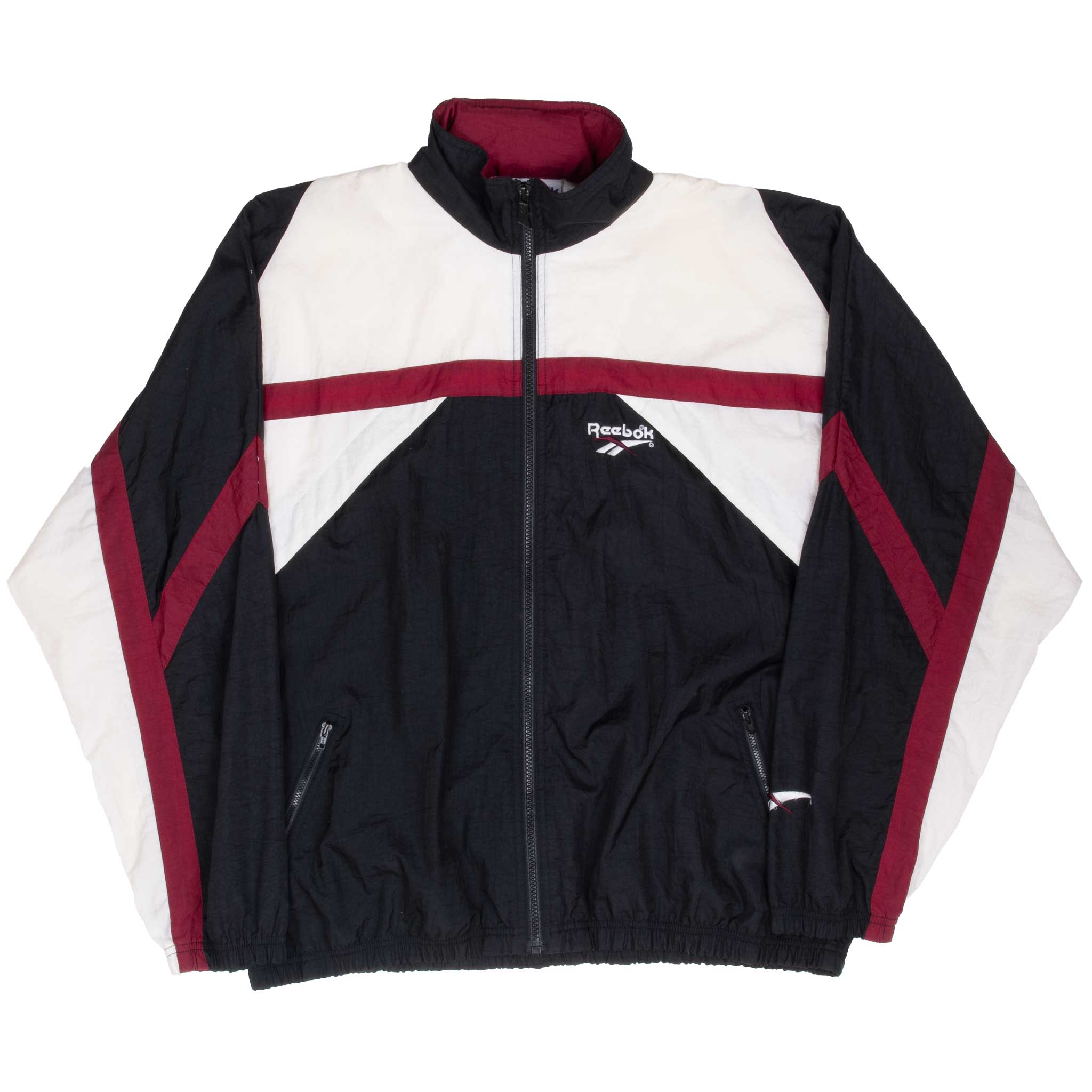 Vintage Reebok Windbreaker Jacket 1990S Size Medium