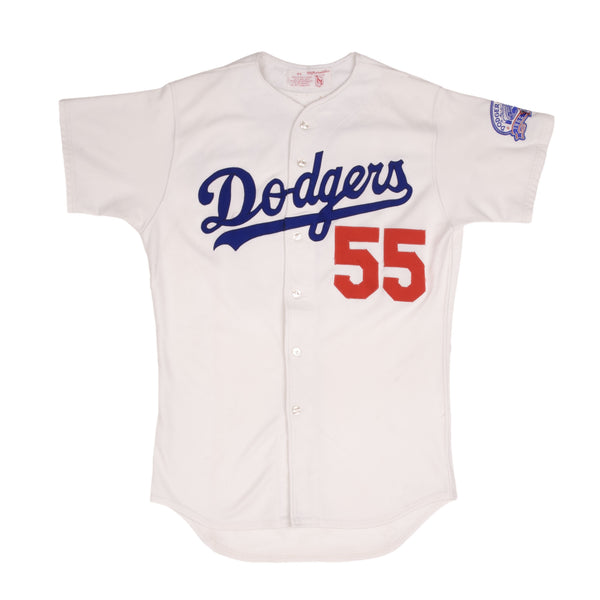 Vintage Mlb Los Angeles Dodgers Orel Hershiser #55 1987 W.A. Goodman & Sons Jersey Size 44
