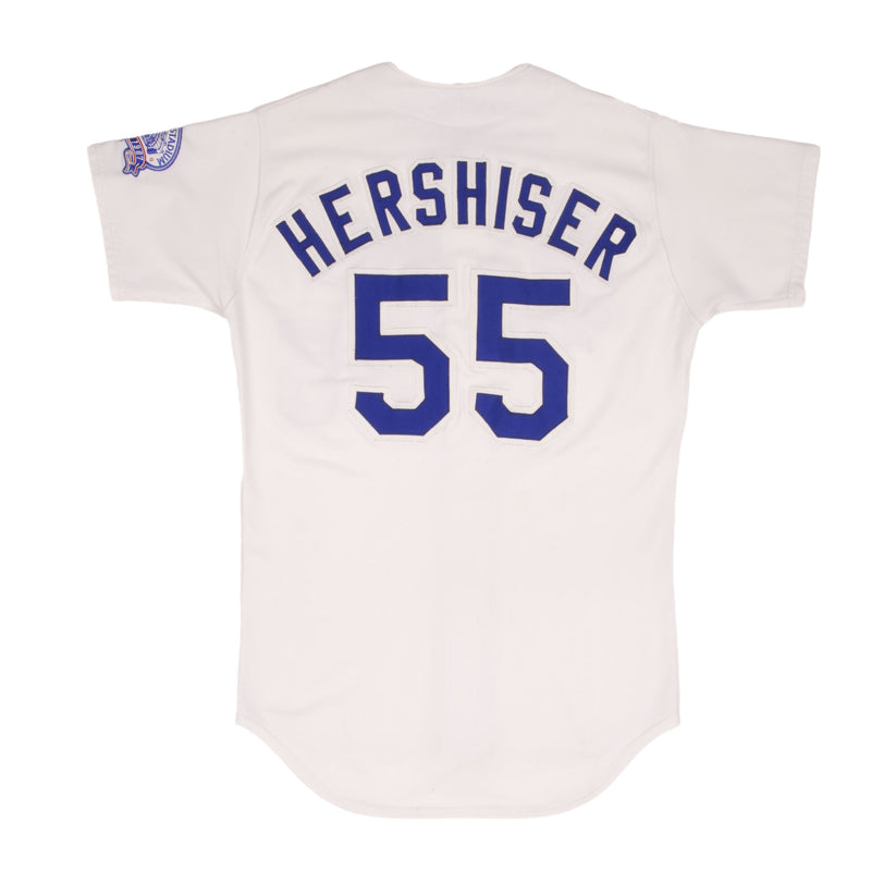 Vintage Mlb Los Angeles Dodgers Orel Hershiser #55 1987 Jersey Size 44