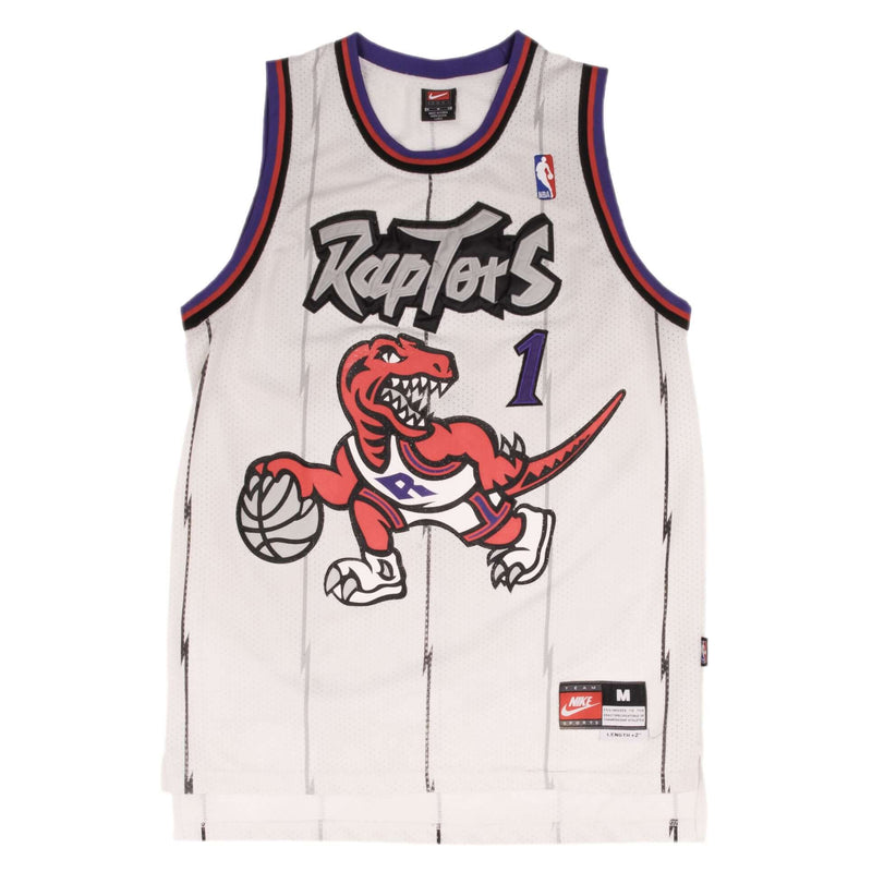 Vintage Nike NBA Toronto Raptors Tracy Mcgrady #1 Jersey Late 1990S Size Medium