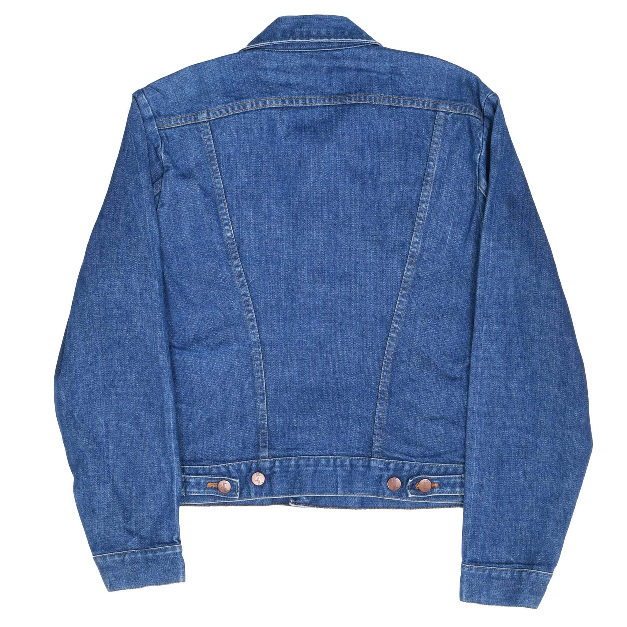 Vintage Wrangler 4 Pockets Denim Jacket 1970S Size 40 Made In Usa