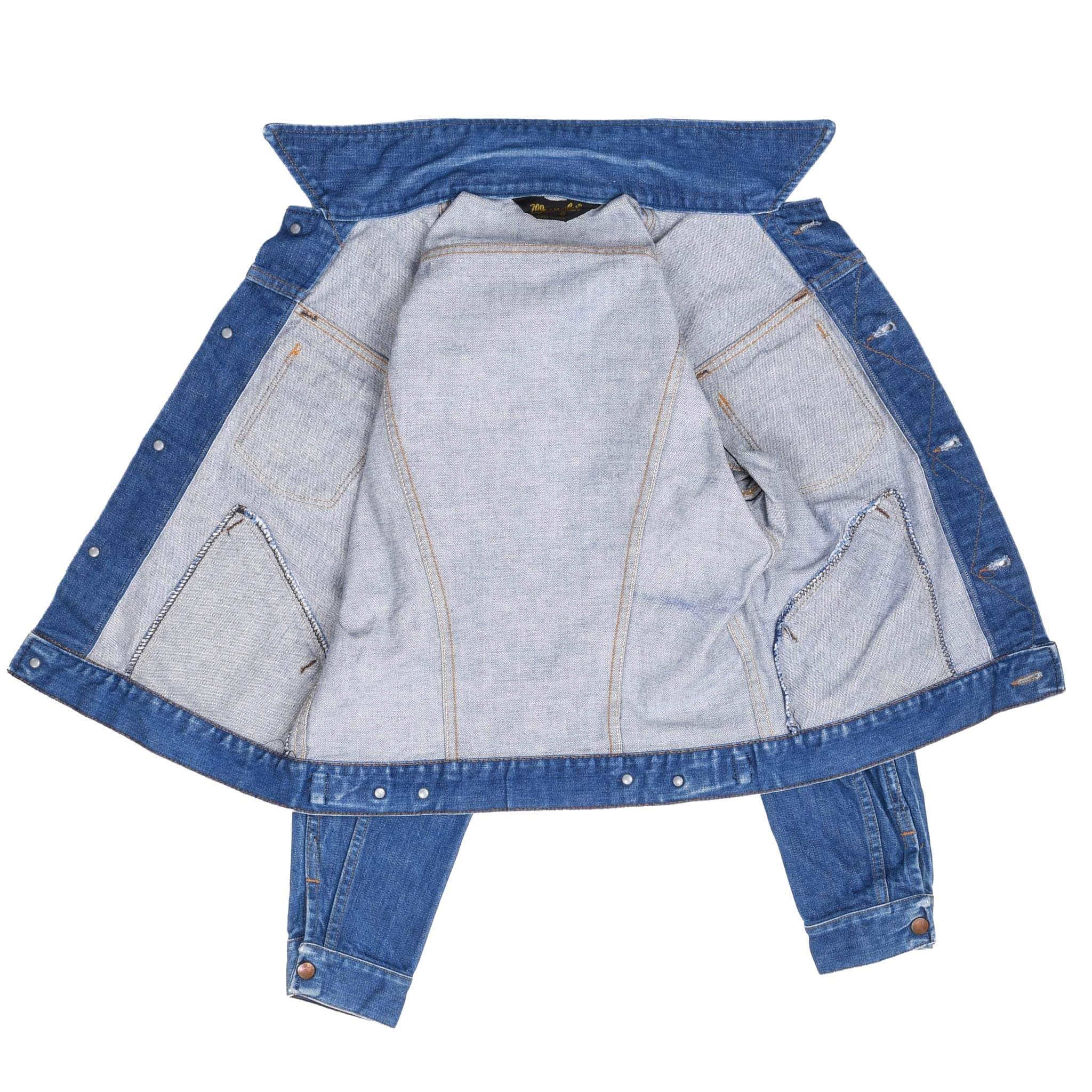 Vintage Wrangler 4 Pockets Denim Jacket 1970S Size 40 Made In Usa