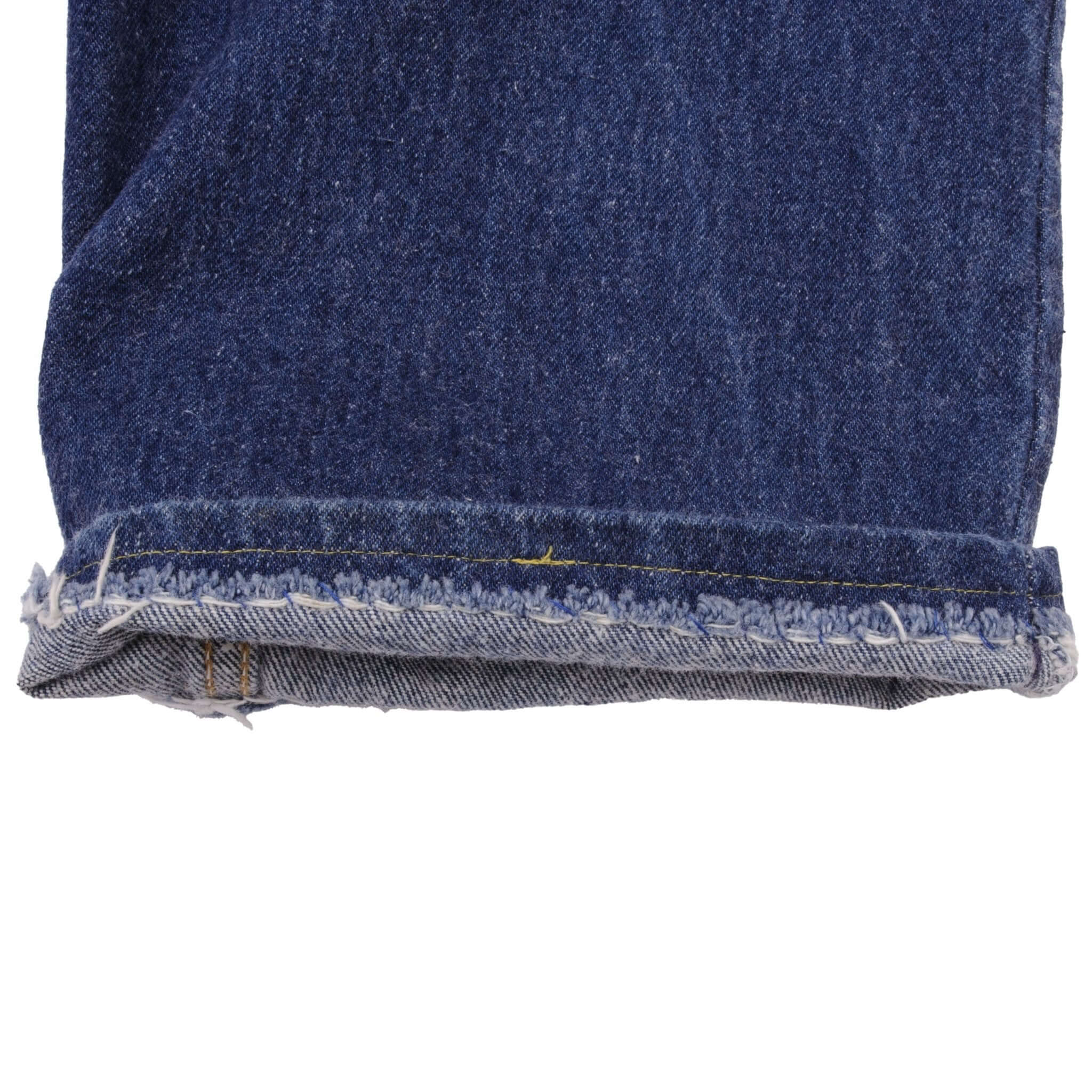 Beautiful Indigo Levis 501 Jeans 1980s Made in USA with Dark Wash  Size on tag 38X30 Actual Size 36X29 Back Button #511 Not Original Hem