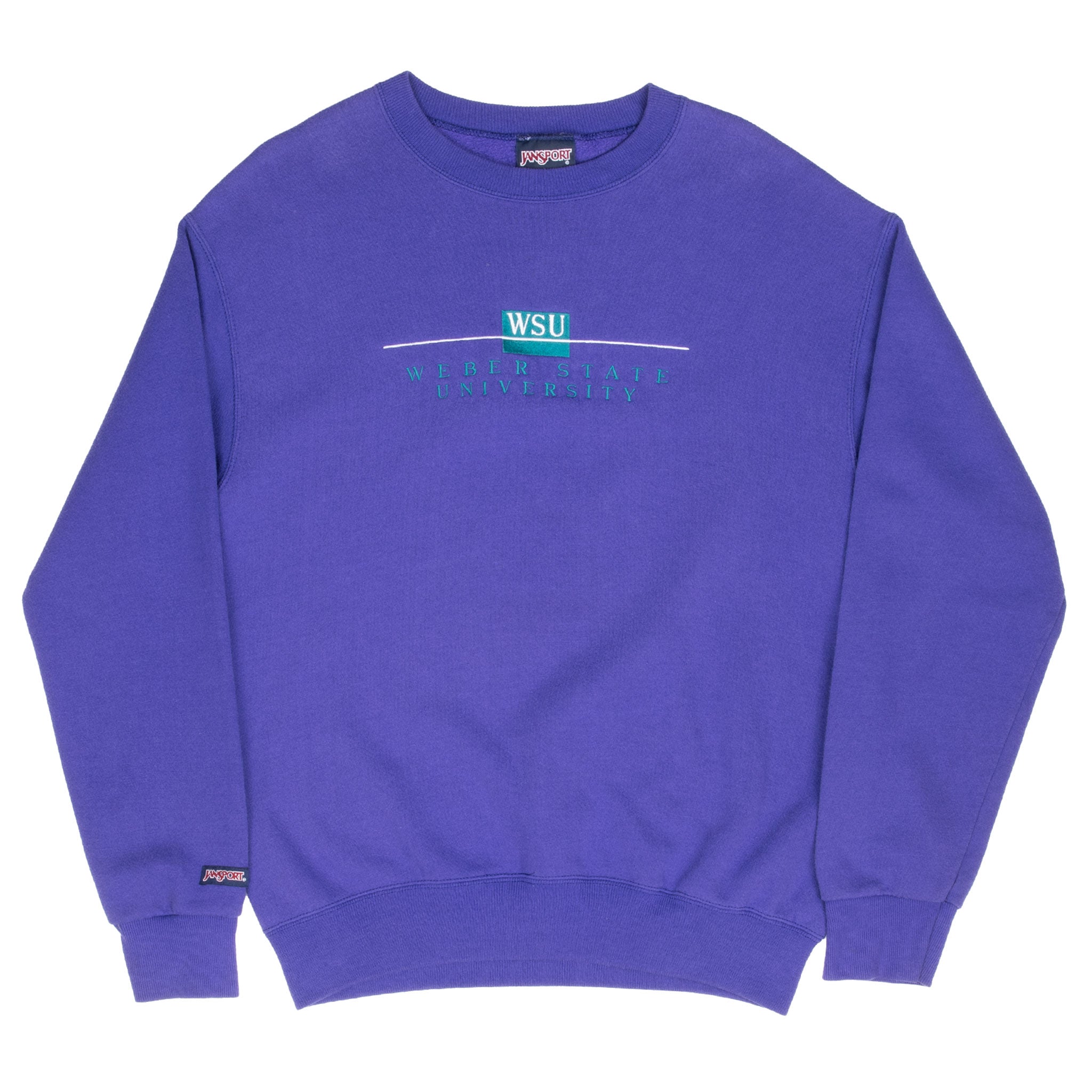 Vintage Wsu Weber State University Jansport Sweatshirt 1990S Size Medium Made In Usa