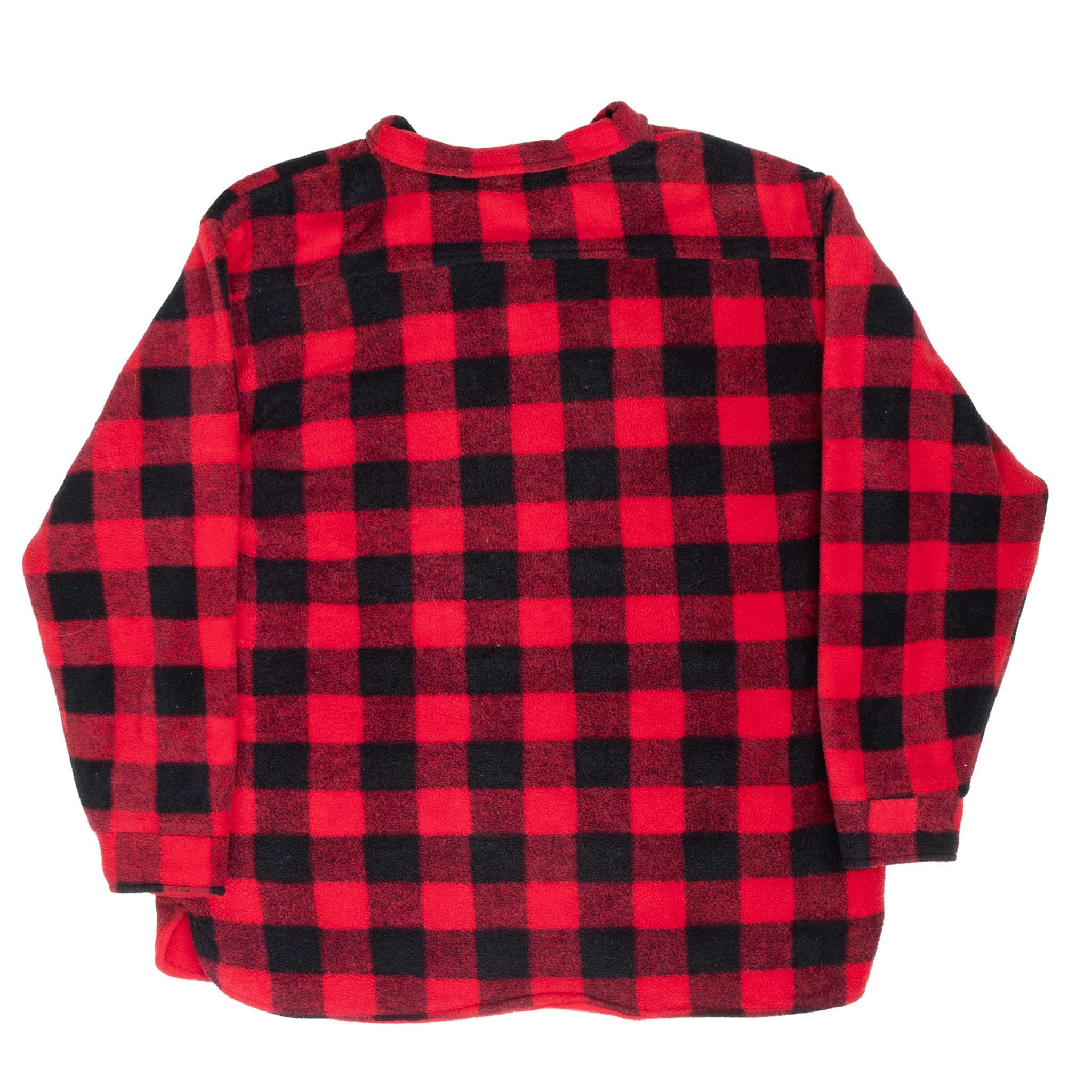 Vintage Marlboro Reversible Fleece Quarter Zip Jacket 1990S Size XL