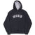 Vintage Nike Spellout Black Hoodie Sweatshirt 2000S Size Large