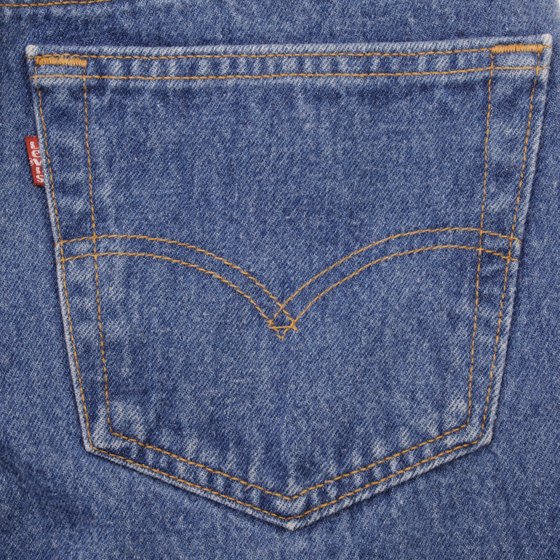 VINTAGE LEVIS 501 JEANS INDIGO 1990S SIZE W33 L32 MADE IN USA