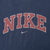 VINTAGE NIKE SPELLOUT NAVY BLUE TEE SHIRT 2000S SIZE LARGE