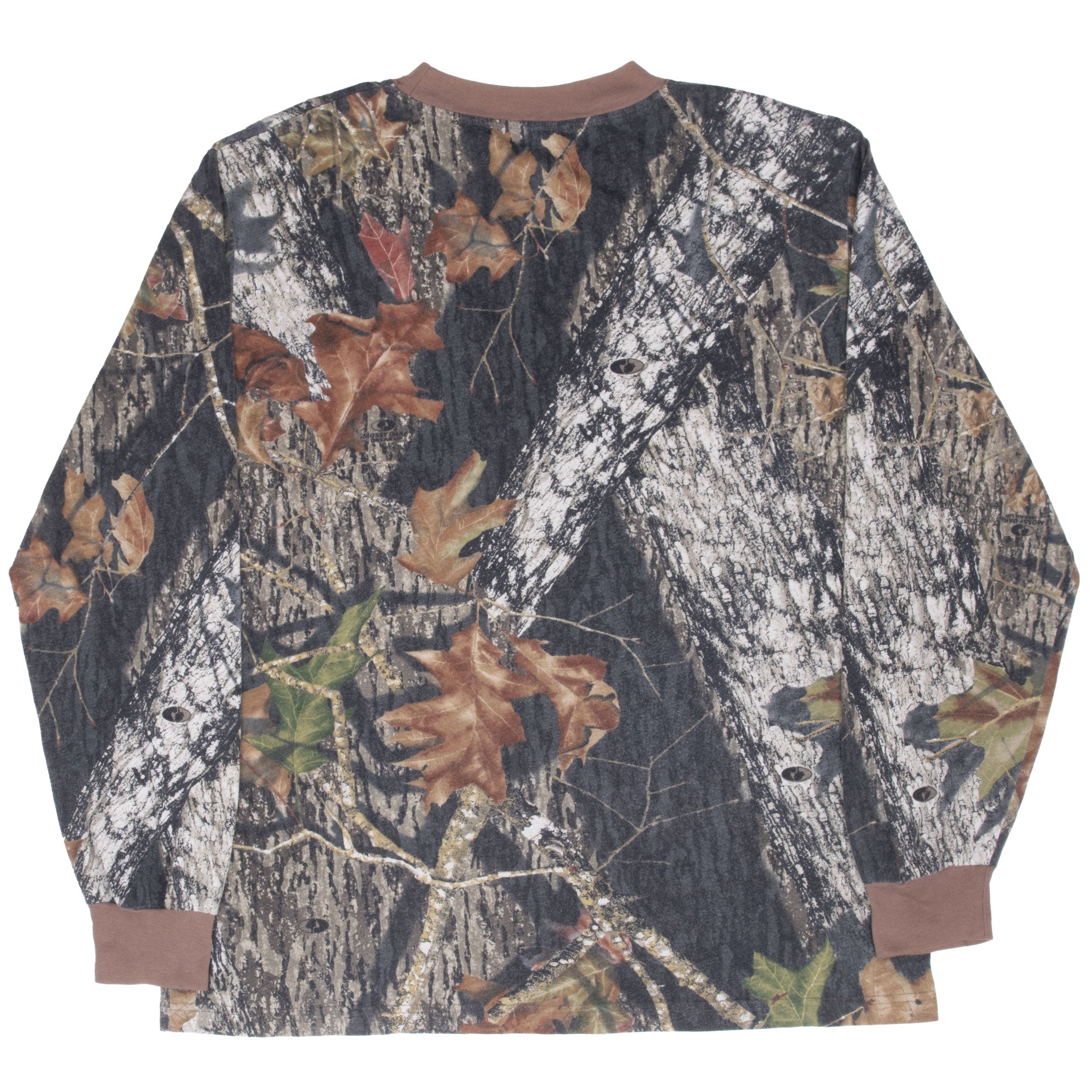 Vintage Hunting Mossy Oak Break Up Camo Long Sleeve Pocket Tee Shirt Size 2XL