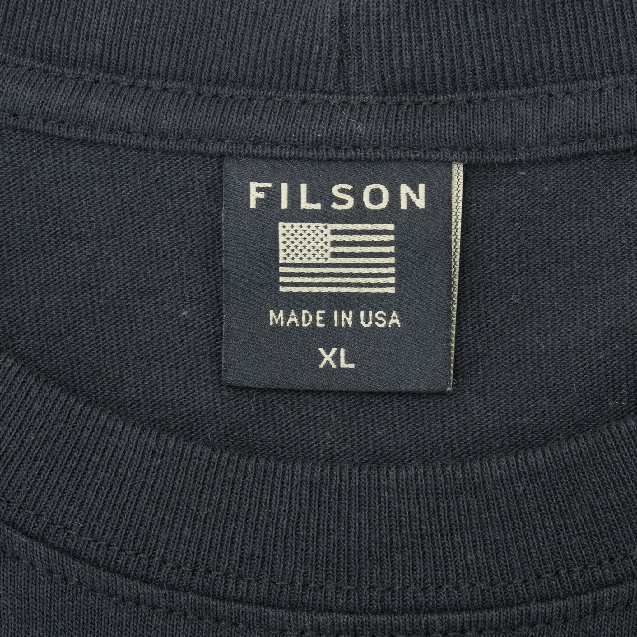Vintage Cc Filson Knife Black Tee Shirt Size Xl Made In Usa