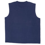 VINTAGE NIKE BASKETBALL CENTER SWOOSH NAVY BLUE TANK TOP TEE SHIRT 2000S XL