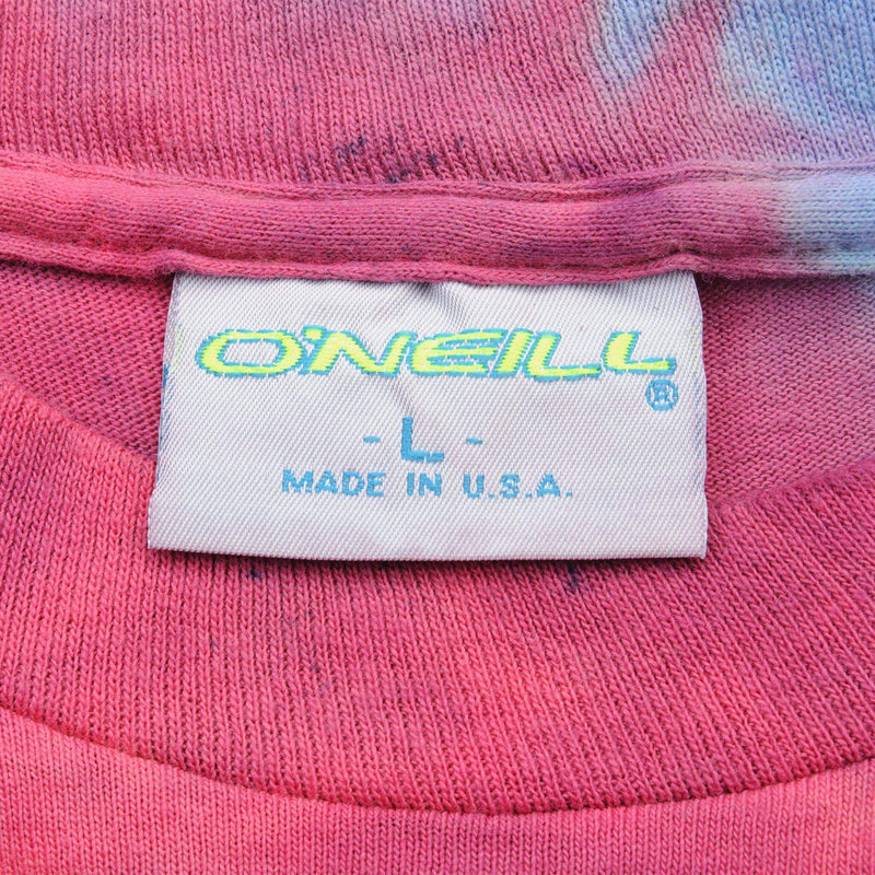 VINTAGE TIE-DYE MARUI O'NEILL WORLD TOUR TEE SHIRT SIZE MEDIUM MADE IN USA