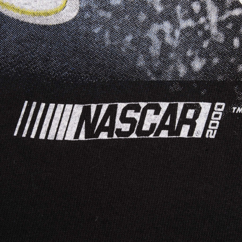 Vintage Nascar Dale Earnhardt Jet Black Attack 2000 Tee Shirt Size Large