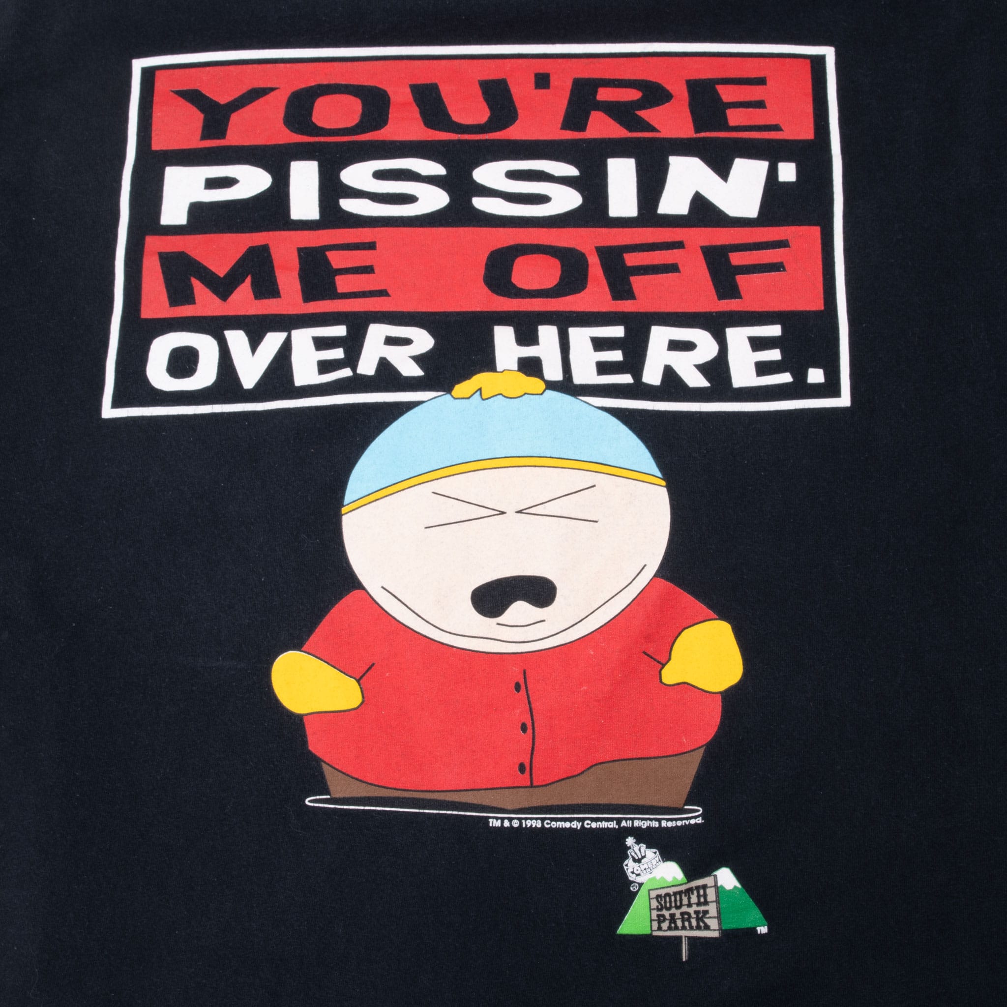 Vintage South Park Eric Cartman Tee Shirt 1998 Size Xl