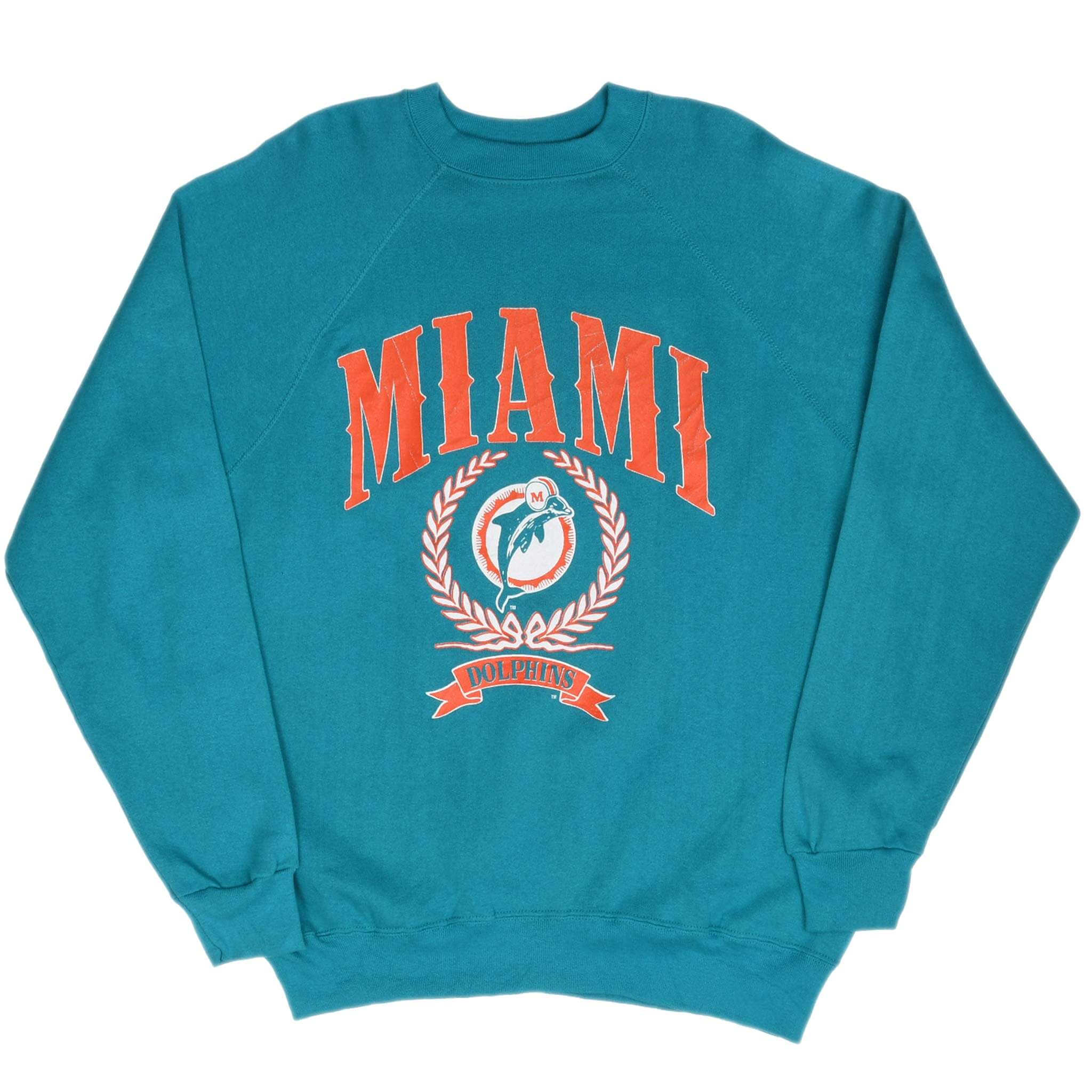 Vintage Nfl Miami Dolphins Football 1980S Starter Sweatshirt Size XL Made In Usa