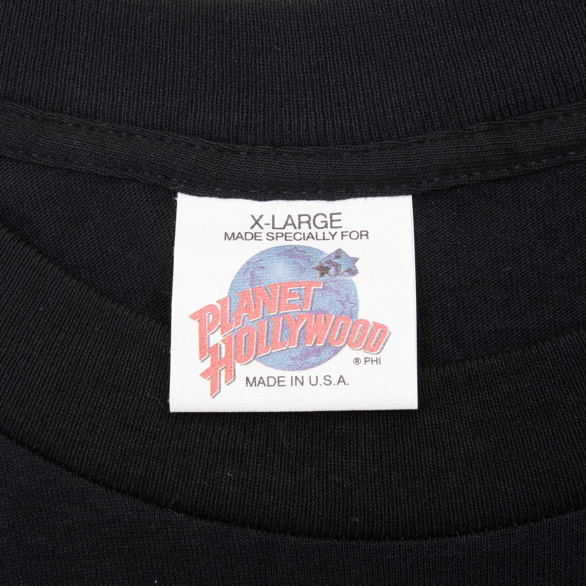 Vintage Planet Hollywood Orlando 1990S Tee Shirt Size XL Made In Usa With Single Stitch Sleeves