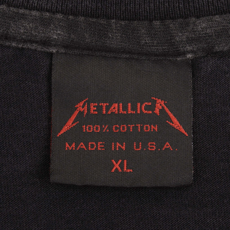 Bootleg Metallica Birth School Metallica Death&nbsp;1992 Tee Shirt Size XL Made In Usa With Single Stitch Sleeves