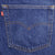 Beautiful Indigo Levis 505 Jeans Made in USA with Medium Dark wash, Not Original Hem  Size on Tag 40X32  Actual Size 40X30.5  Back Button #532